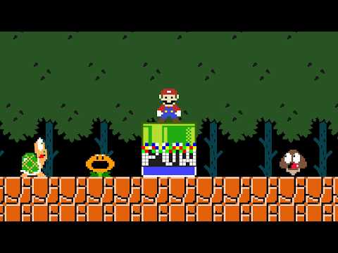 Видео: Когда всё, к чему прикасается Марио, превращается в блоки POW