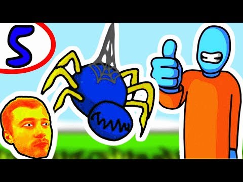 Видео: ПРоХоДиМеЦ и Стикмен встретили Гигантского ПАУКА! - #5 - Игра One Level 2