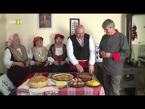 Видео: Щафкано, попарник с царевично брашно и кокоша чорба за жътва в с. Пещера, Край селската печка, 25.5.
