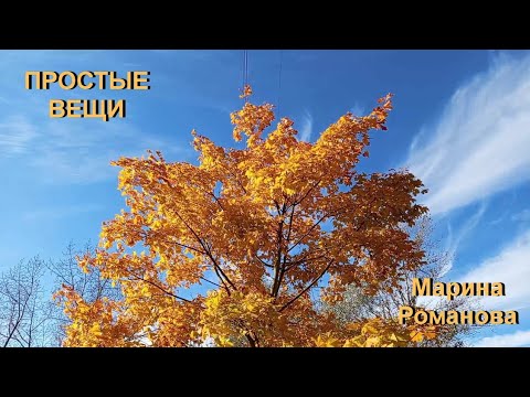 Видео: © Марина Романова "ПРОСТЫЕ ВЕЩИ" #маринароманова #авторскиепесни 