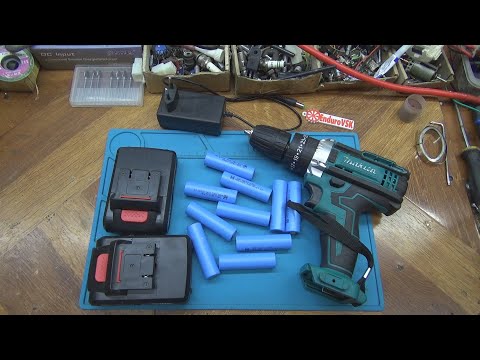 Видео: 👉опять китайская макита.замена аккумуляторов li-ion 18650👍