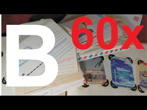 Видео: Интересная коллекция созданная в 1962 году вероятно девушкой. Собирали не только марки.