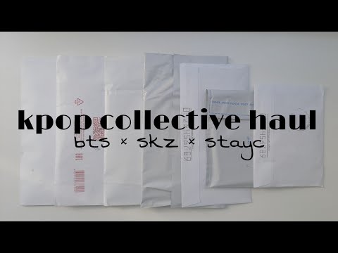 Видео: распаковка k-pop карт bts, stayc и stray kids | K-POP COLLECTIVE HAUL