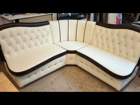 Видео: Как самому перетянуть кухонный уголок с каретной стяжкой?