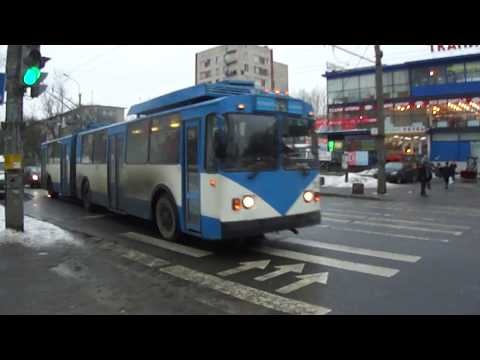 Видео: Троллейбус Санкт-Петербурга 3-6: ЗиУ-683 [КР ПТЗ] б.1107 по №39 (08.02.13)