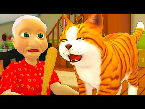 Видео: Симулятор Кота и Бабки #1 Новый Cat Simulator с Кидом на пурумчата