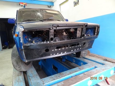 Видео: ВАЗ-2107 приварка переднего фартука. ФИНИШ.