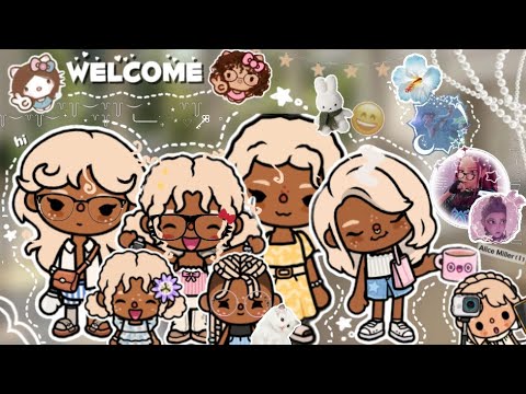 Видео: ☆Знакомство с семьёй в Toca World☆🥛Влог✨ Элис Миллер. Alice Miller.