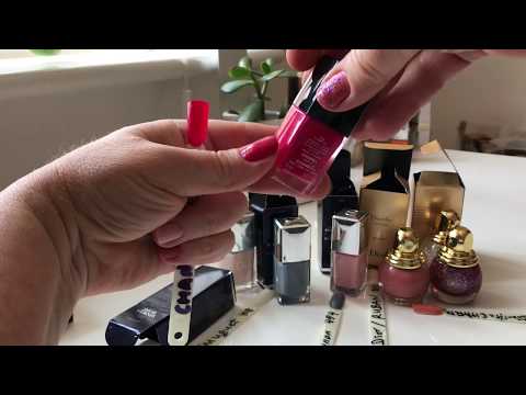 Видео: Мои новые лаки для ногтей Chanel  и Dior