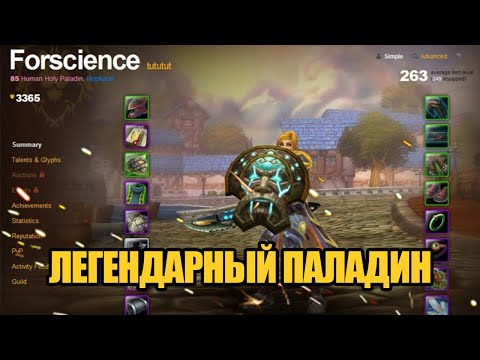 Видео: Известнейший игрок-паладин