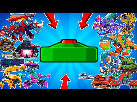 Видео: ВСЕ 24 ТАНКА с МИНОЙ СРАЖАЮТСЯ в БОЯХ 1 на 1! Игра про Танки - Hills of Steel