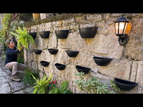 Видео: Вертикальный сад на каменной стене: 10 разных видов