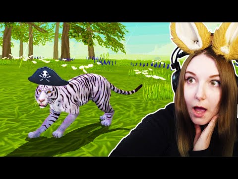 Видео: ПОПРОБОВАЛА ПОИГРАТЬ ЗА ТИГРА, НО ПРОИГРАЛА В ИГРЕ НА ТЕЛЕФОН WILD CRAFT