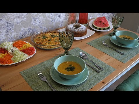 Видео: Что Приготовить на Обед Чем Накормить Семью Сервировка Стола Воскресный Обед