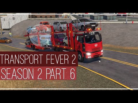 Видео: Transport Fever 2 | Сезон 2 | Часть 6 | Развозка машин по городам | Дороги - всё