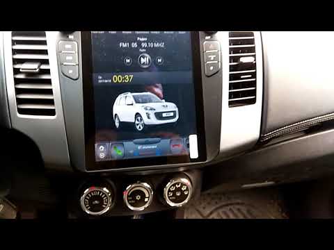 Видео: Магнитола в стиле Тесла для Mitsubishi Outlander XL, Peugeot 4007
