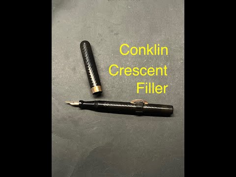 Видео: Наполнитель Conklin Crescent с гибким наконечником — Полное восстановление