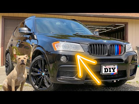 Видео: Адаптивная головная боль! Снятие и диагностика фар/бампера BMW F25 X3