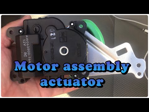 Видео: Замена мотора привода/двери смесителя 2007-2012 гг.