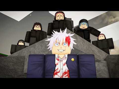 Видео: Скоростной бегун Годзё против 5 охотников в джиу-джитсу-шанганс