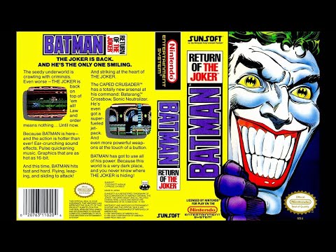 Видео: Полное прохождение Batman: Return of the Joker (NES) Полтора часа кошмара!