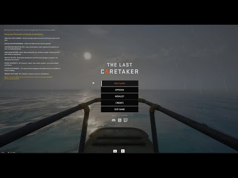 Видео: The Last Caretaker - играем с комментатором