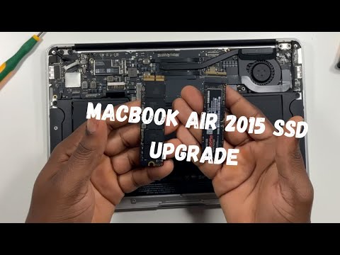 Видео: Обновление SSD для MacBook Air 2015 (MacBook Air 11” A1465 и MacBook Air 13” A1466 (середина 2013...