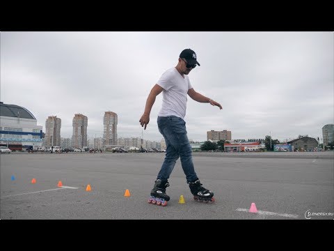 Видео: Трюки на роликах: крис-крос спиной и мабрук