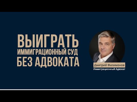 Видео: Выиграть Иммиграционный Суд без адвоката? Как проходит иммиграционный суд в США