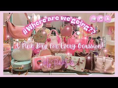 Видео: 🎀КУДА МЫ ИДЕМ? Разные поводы, разные розовые сумки 🎀 - @cheewashington