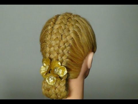 Видео: Прическа: Косы на длинные волосы. Braid Hairstyle Hair Tutorial