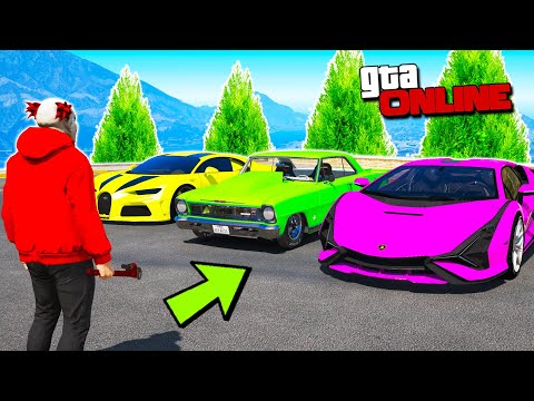 Видео: БИТВА АВТОУГОНЩИКОВ В ГТА 5 ОНЛАЙН. НАШЕЛ И УГНАЛ КУЧУ ЧИТ ТАЧЕК! БИТВА ВОРОВ В GTA 5!
