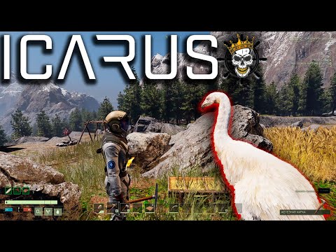 Видео: Icarus выживание #2 \Приручил страуса / Icarus прохождение