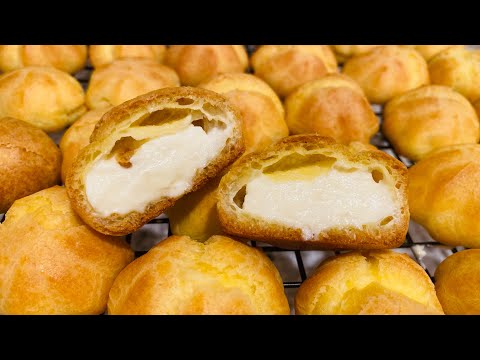 Видео: ПРОФІТРОЛІ. Рецепт заварного тіста яке завжди вдається! PROFITROL. Custard recipe.