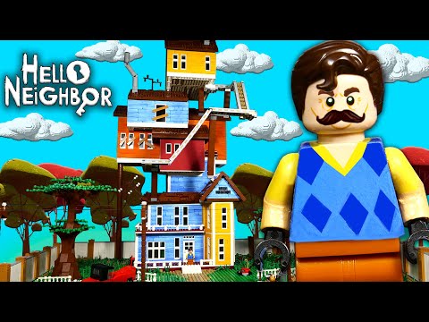 Видео: LEGO Самоделка Дом Соседа из 5000 Деталей / Hello Neighbor MOC