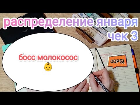 Видео: СИСТЕМА ДЕНЕЖНЫХ КОНВЕРТОВ📩 РАСПРЕДЕЛЕНИЕ ЯНВАРЯ🪙 ЧЕК 3🧾💰