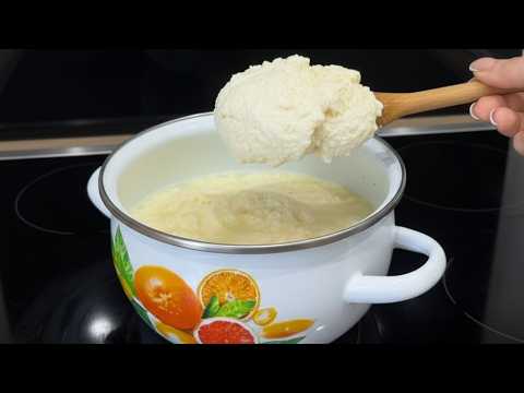 Видео: 1 кг сыра из 1 литра молока! Лучше любого покупного! ✅