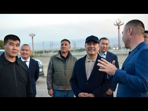 Видео: Садыр Жапаров осмотрел автовокзал в городе Балыкчы после реконструкции