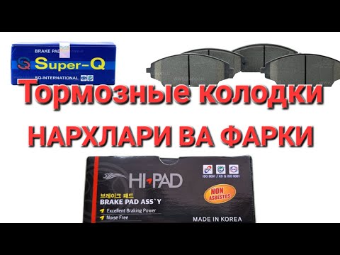 Видео: ТОРМОЗ КАЛОТКА НАРХЛАРИ ВА ХИТОЙ ОРИГИРАЛИНИ ФАРКЛАШ ХАКИДА ВИДЕО РОЛИК