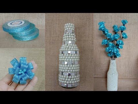 Видео: Сделай сам || Как легко сделать цветы из металлических лент и вазы