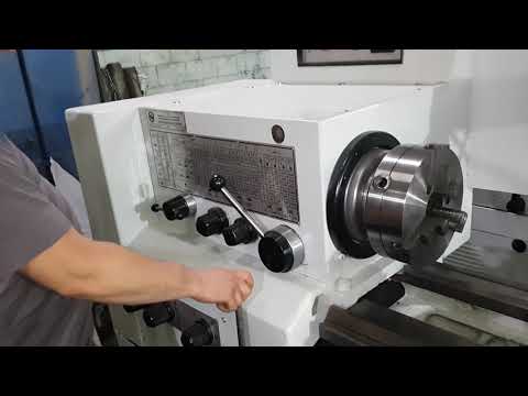 Видео: Переключение    на разные скорости, проверка работы маслонасоса  фартука 16К20