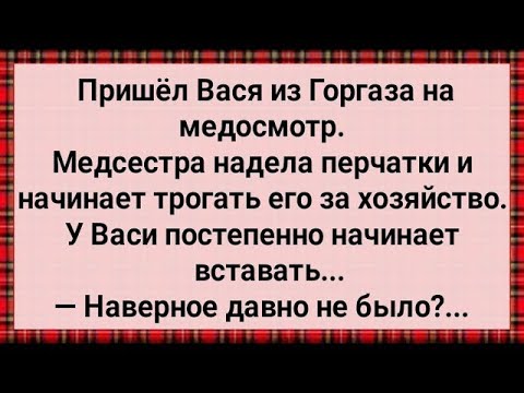 Видео: Как Вася из Горгаза Медсестру Напугал! Сборник Свежих Анекдотов! Юмор!
