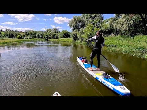 Видео: Сплав по Истре и тест SUP Molokai 14