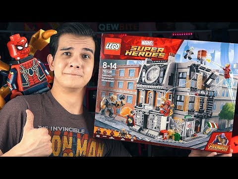 Видео: LEGO Война Бесконечности - ЖЕЛЕЗНЫЙ ПАУК (76108)