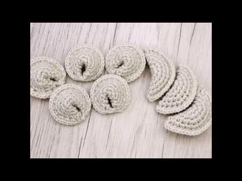 Видео: Вязаная еда (пельмени и вареники)/Crochet ravioli and dumplings