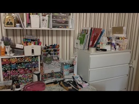 Видео: Хобби влог, реорганизация рабочего места 😊