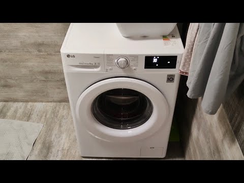 Видео: 🧽Стирка на LG F2M5NS3W! | Повседневная 60° 800 об/мин