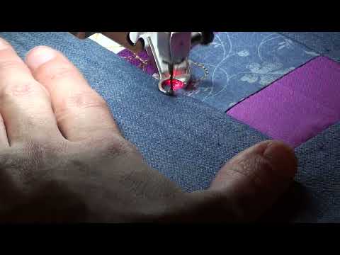 Видео: Заполняющая стежка кругами.
