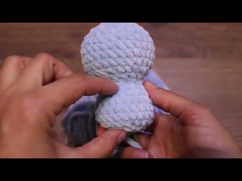 Видео: Динозаврик, Мини Дино, игрушки крючком, мастер-класс, плюшевый дракон, полная версия