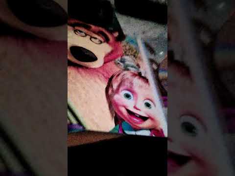 Видео: Dvd диск с мультфильмом маша и медведь